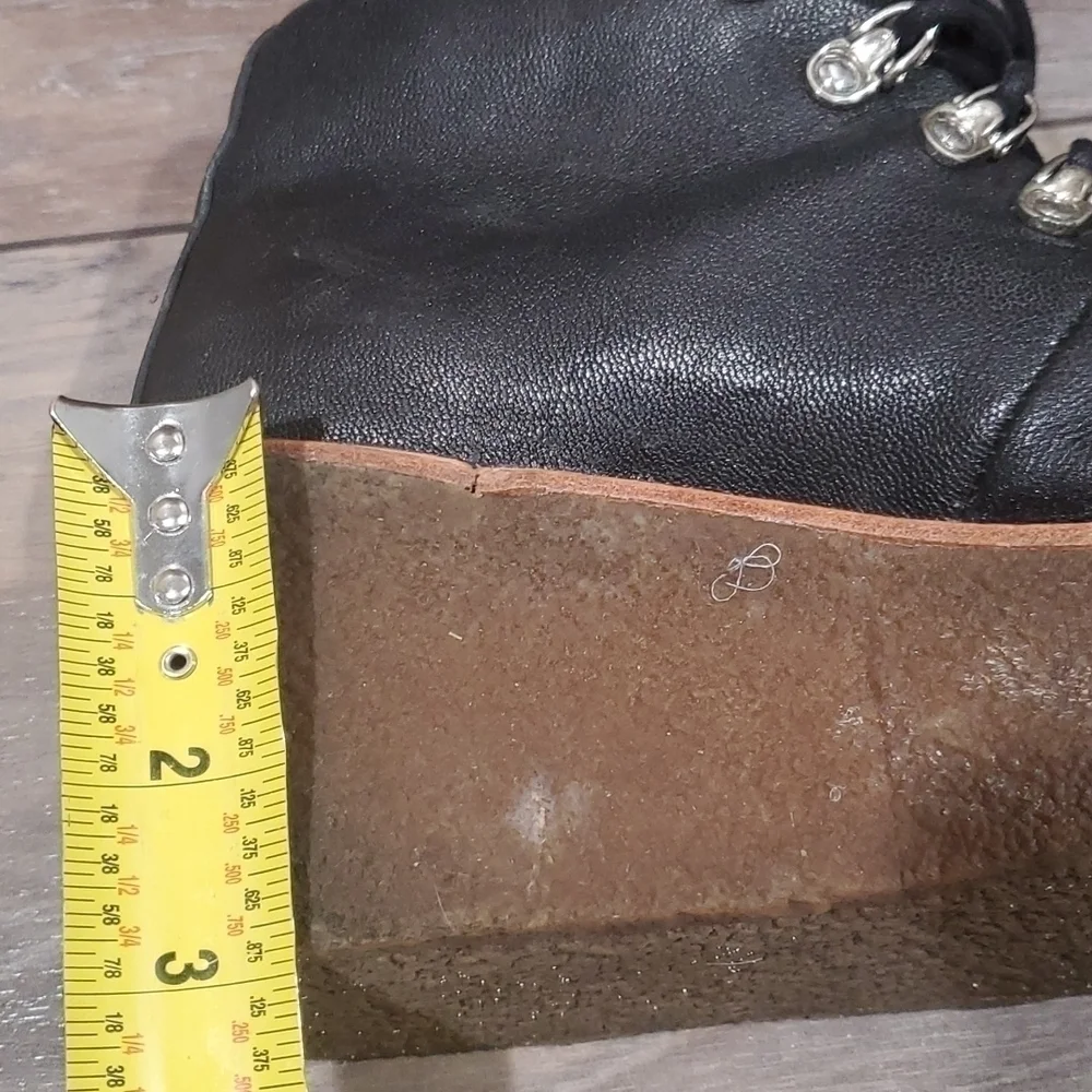 Jeffrey Campbell Free People Y2K Viajar Wedge Hiker Boots 7M